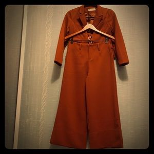 Stylewe cropped pants-suit set